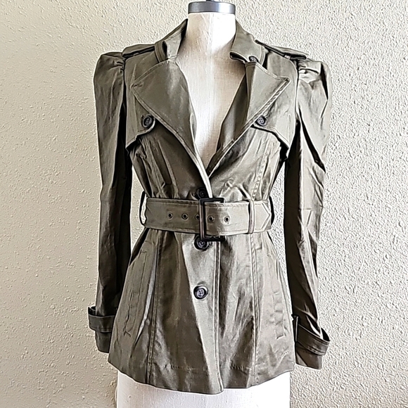 BB DAKOTA Olive Green Jacket - Picture 1 of 11